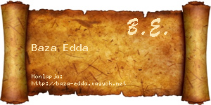 Baza Edda névjegykártya